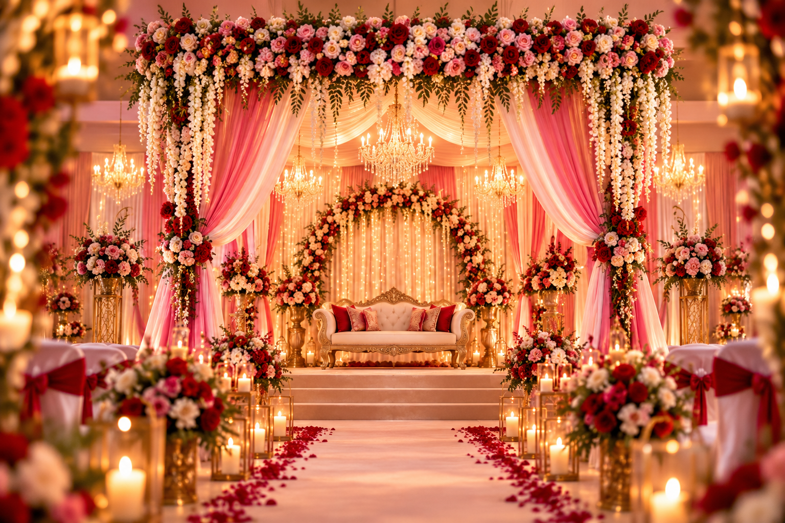 Engagement event decoration