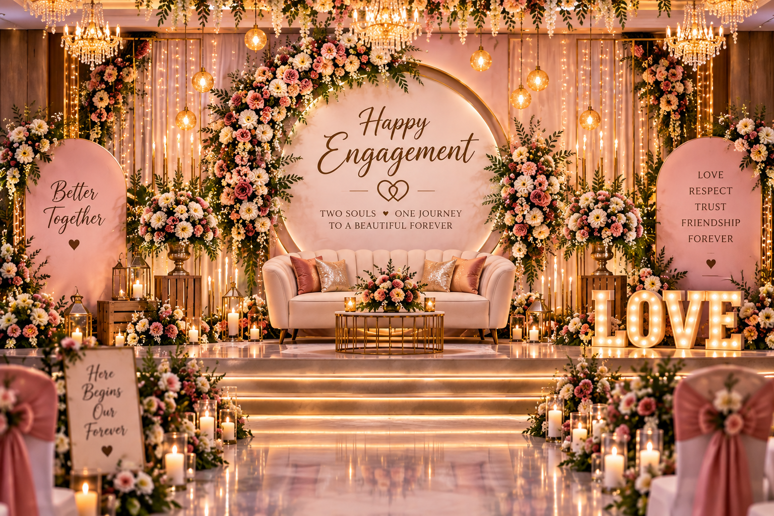 Engagement Decoration by Dream Event Kolkata