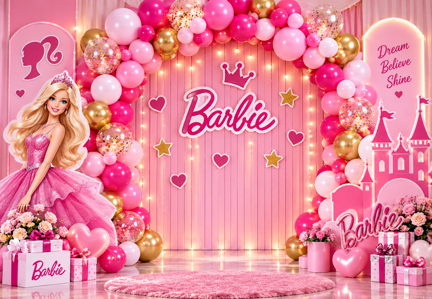 Barbie & Pink Glam Decoration